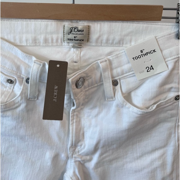 NWT 8” Toothpick Jean - J. Crew (Size 24 - White) - Picture 7 of 8
